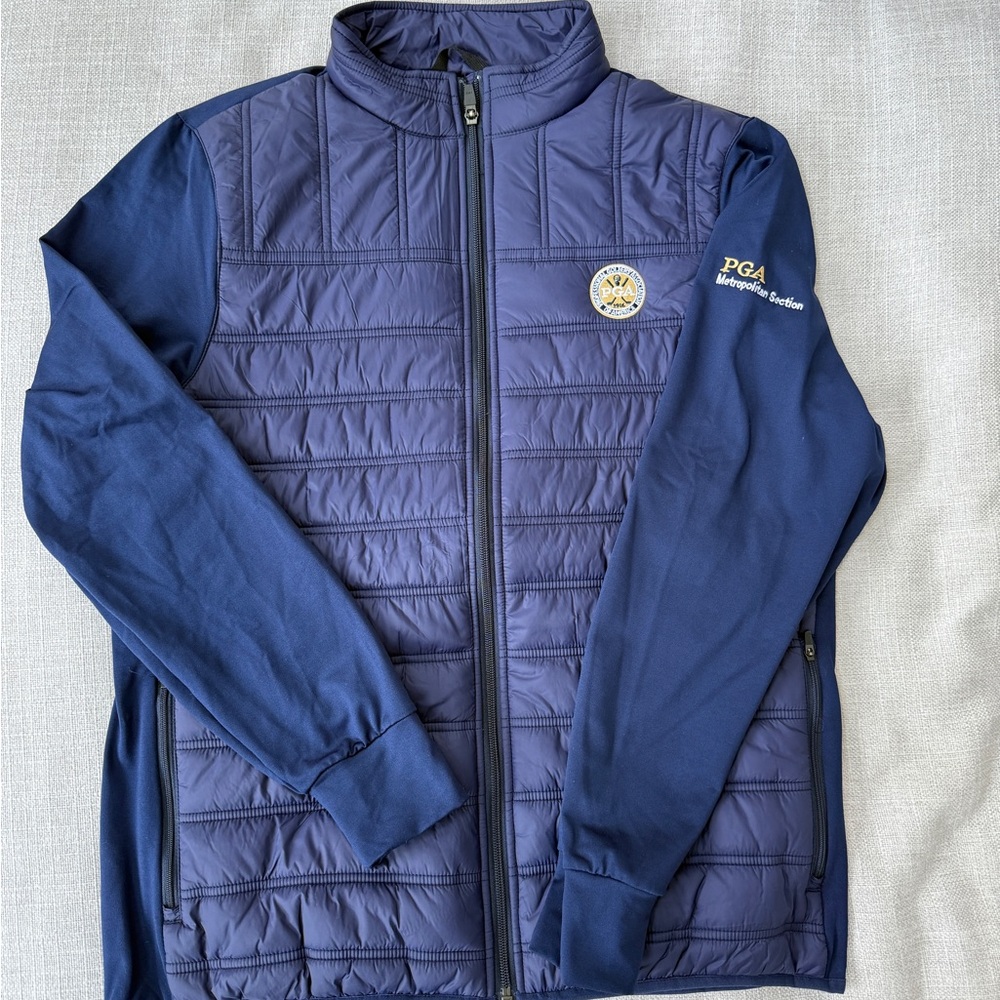 PGA Blue Golf Quilted Jacket